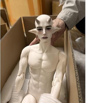 Meeler BJD Doll 1/3 Boy 68cm SD Resin Ball Joint Doll Handmade Sharp Corner Boy Gift 1 Doll + Eyes + Face Makeup Head