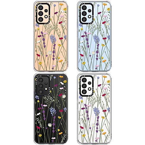 Mosnovo Samsung Galaxy A53 5G Case, Floral Garden Women Girls Clear Design Transparent Plastic Hard Back Case With Tpu Bumper Protective Case Cover For Samsung Galaxy A53 #TOP2