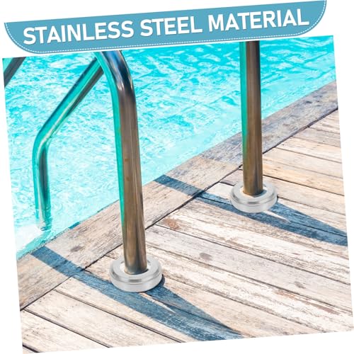 Placas de Acero Inoxidable para Escalera de Piscina 4 Piezas miniatura 7
