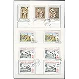 Nr. 2440-2441, 2442-2443 Goldhahn CSSR Nr. 2440-41,2442-43 gestempelt Kleinbogensätze Briefmarken für Sammler