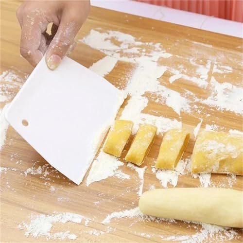 Spatule grattoir pour pâte avec lame plastique multifonction - 7
