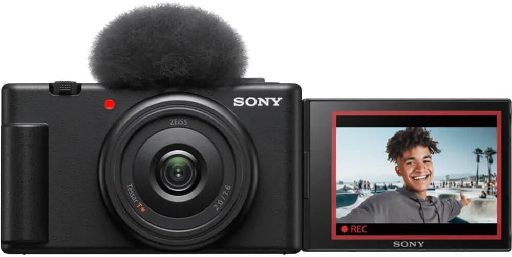 Sony ZV-1F Vlog Camera for Content Creators and Vloggers (Renewed)