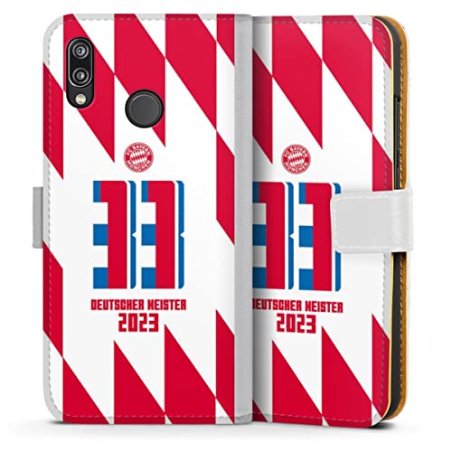 Etui Huawei P20 Lite pour supporter du FC Bayern - Protection folio avec clapet aimanté