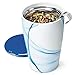 Tea Forte Kati Cup Ceramic Tea Cup with Infuser and Infuser Lid, Blue