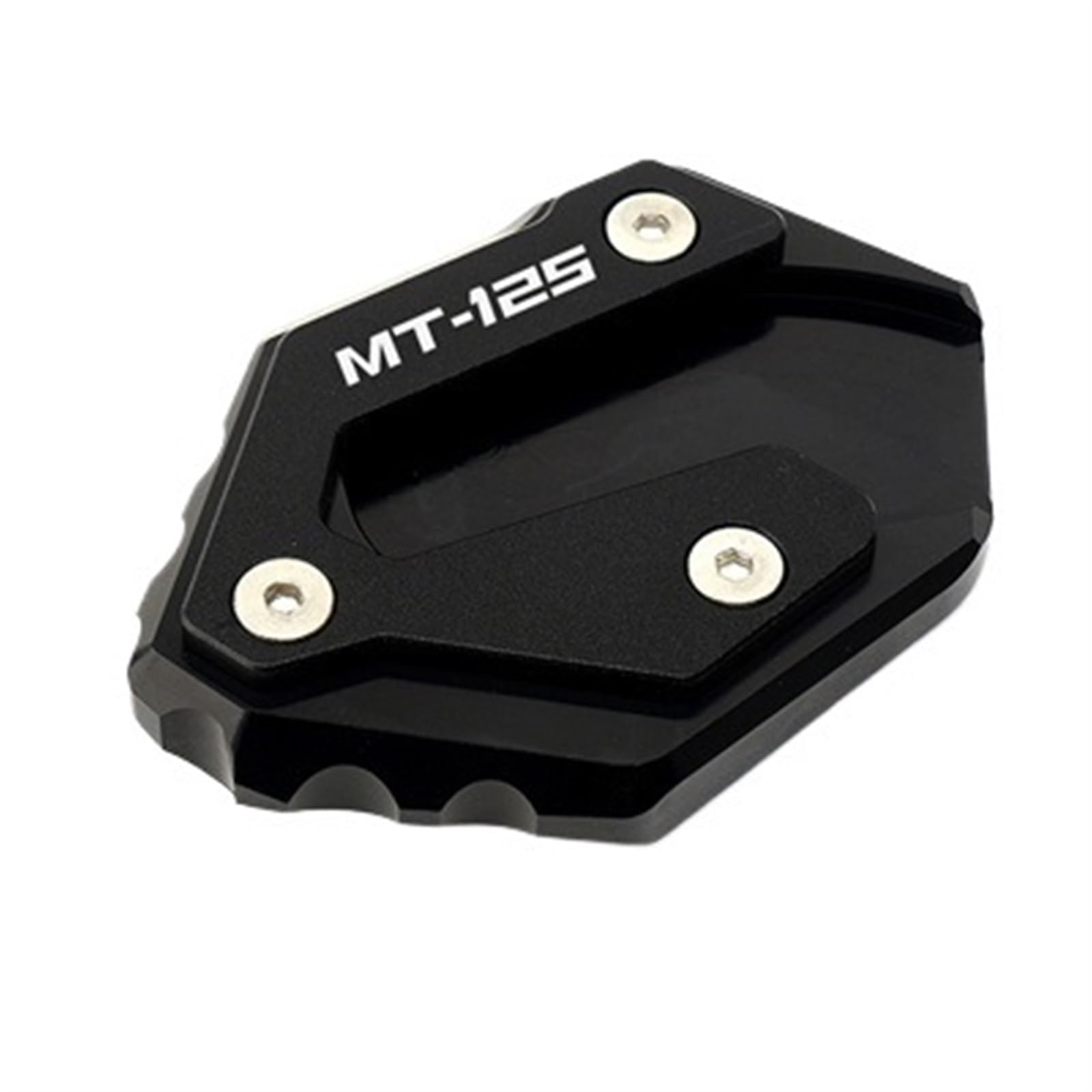 Extension de béquille latérale CNC for Yamaha MT125 MT 125 MT-125 MT 125 2014-2023, Accessoires de Moto, Bouchons d'air de Valve de Pneu(M Black)
