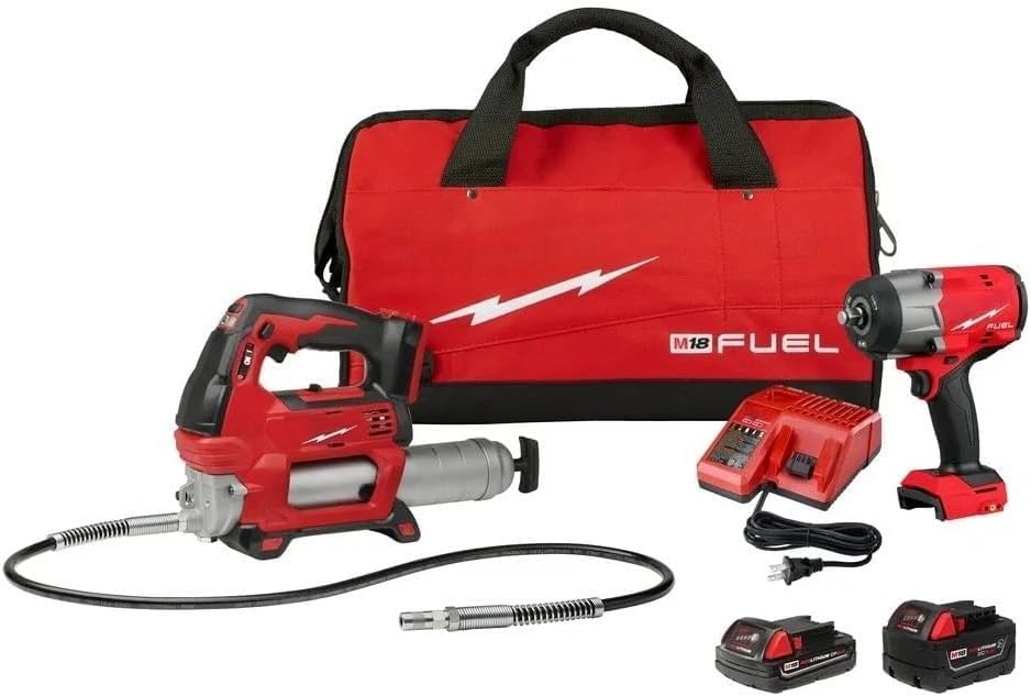 Milwaukee M18 Fuel 1/2" High-Torque Impact w/Free Grease Gu, Chrome (2767-22GG)