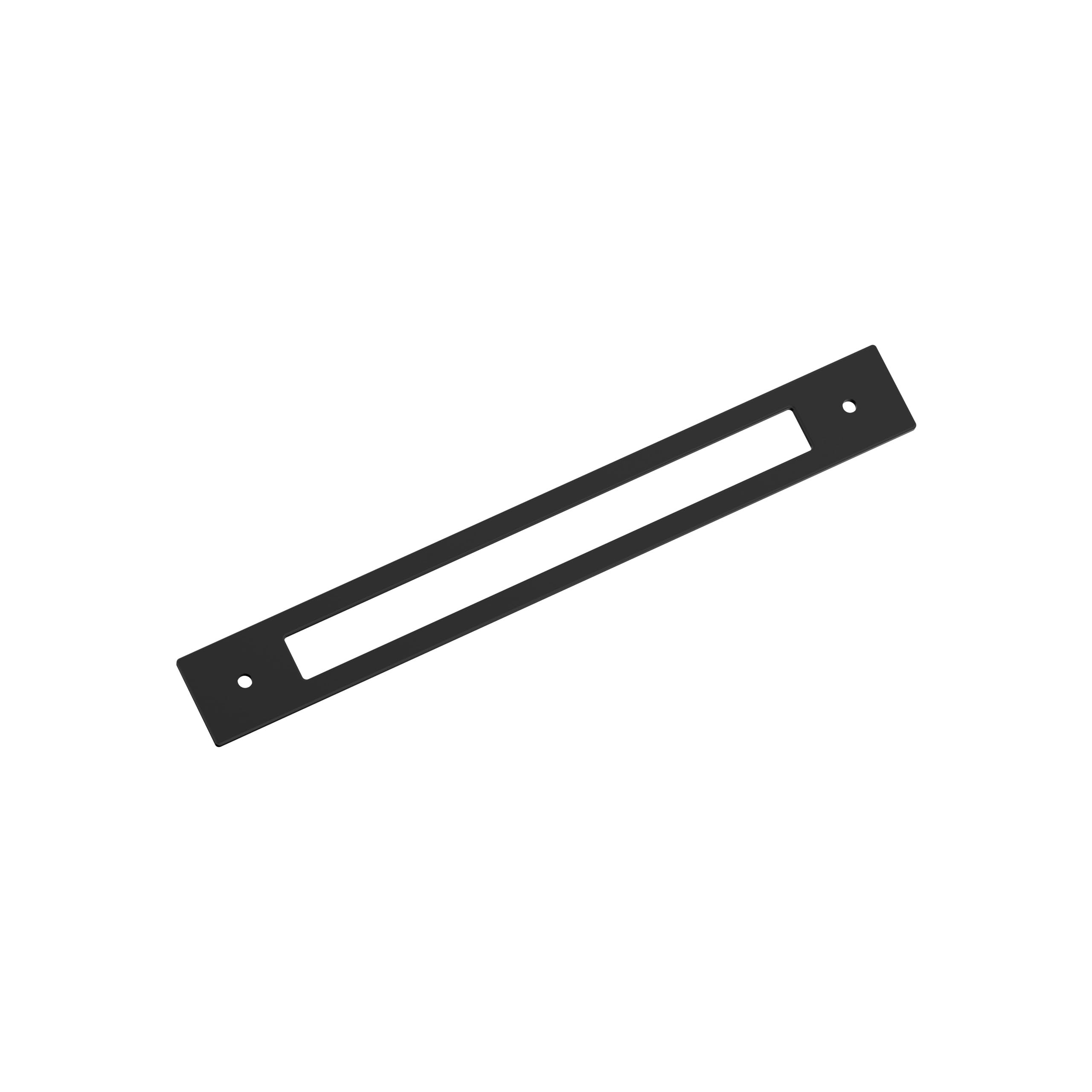 Amerock Medora 8-13/16" Matte Black Backplate