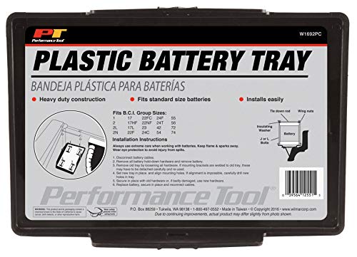 Performance Tool W1692Pc Small Plastic Battery Tray #TOP1