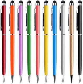 Stylus Pen anngrowy Stylus Pens for Touch Screens Universal Stylus Ballpoint Pen 2 in 1 Stylists Pens for iPad iPhone Tablet Laptops Kindle Samsung Galaxy All Capacitive Touch Screens