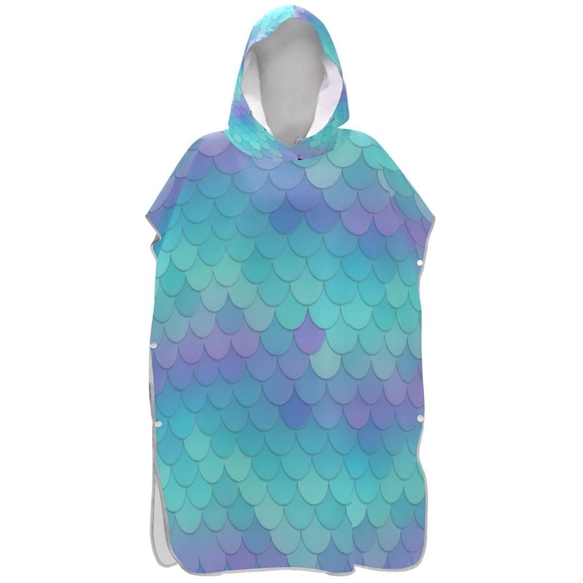 Poncho de surf à capuche adulte peignoir bain absorbant plage piscine