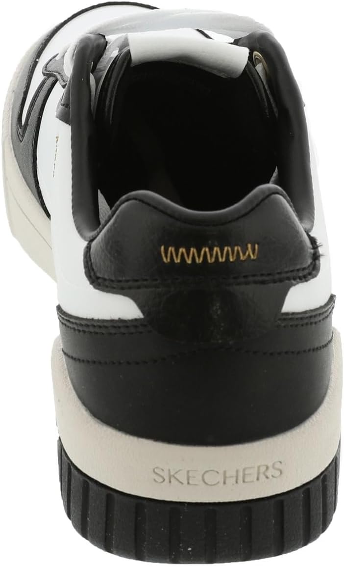 Skechers Women's Jade - Best in Class Leather Lace-Up Sneakers with Memory Foam, White/Black, 6.5 - Image 7