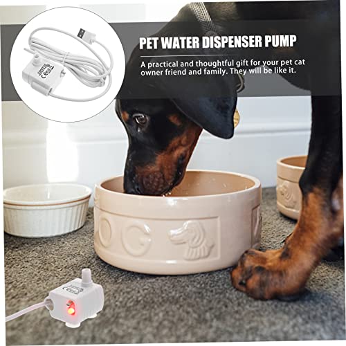 Bomba ajustable para fuente de agua para gatos y perros miniatura 5