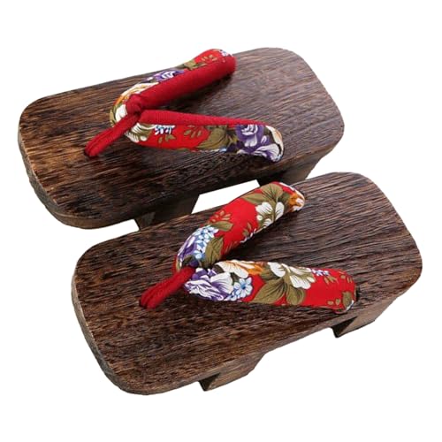 Sabots japonais en bois pour femme Abaodam parfaits pour la maison