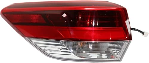 Para Toyota Highlander Conjunto de luz trasera 2017 2018 2019 lado del conductor tipo LED certificado CAPA  TO2804132  81560-0E160
