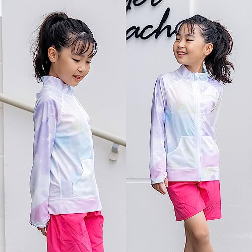 RINNE ラッシュガード キッズ 立ち襟 長袖 150