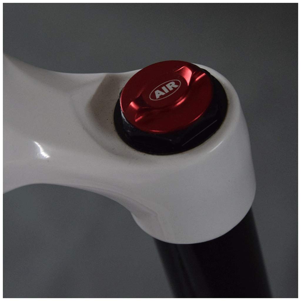 XC 26/27,5/29"Sospensione Bici Molla pneumatica Forcella MTB Freno a Disco Tubo Dritto 1-1/8" Corsa 120 mm Blocco Manuale Assale 9 mm QR