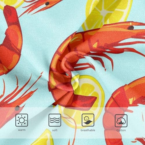 Cartoon Girls Underwear Toddler 2t Cotton Panties for Girl Red Shrimp Yellow Lemon Slices Blue Undies Kids Briefs3