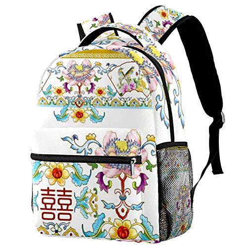 Sac à dos décontracté pour femme grande capacité voyage multicolore