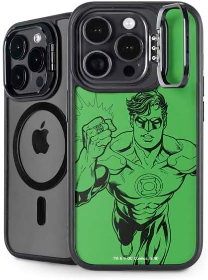 Skinit Kickstand Phone Case Compatible with iPhone 15 Pro Max - Officially Licensed DC Comics Green Lantern Portrait Art by Alex Ross Design