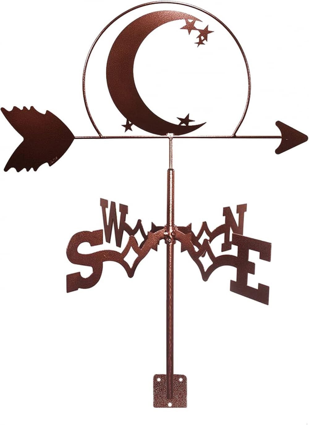 Exquisite Metal Weather Vane Ornament Weather Vane Stainless Steel Weathervane for Garden Creative Weathervane Garden Stake Weather Vane Wind for Yard Cupolas Farm Sheds-D