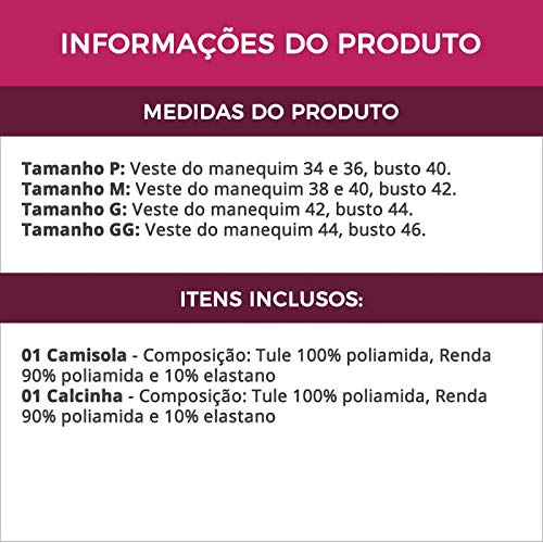 Camisola Rosê Transparente em Tule e Renda Bela - GL374
