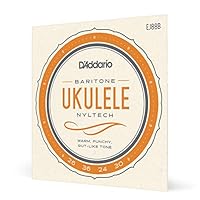 Bright, Projecting Tone: Optimized for baritone ukuleles with standard DGBE tuning, these uke strings feature 3rd and 4th strings in silver-plated copper wound on nylon complemented by a 1st and 2nd string made from our exclusive Nyltech material War...