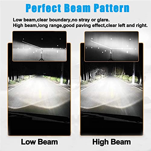 Glf H3 Led Headlight Bulb,High Beam,Low Beam,Halogen Replace Kit,12000Lm 6K,360° Led Cree Chips,Plug And Play,New Gen, Black (H3 Bulb) #TOP4