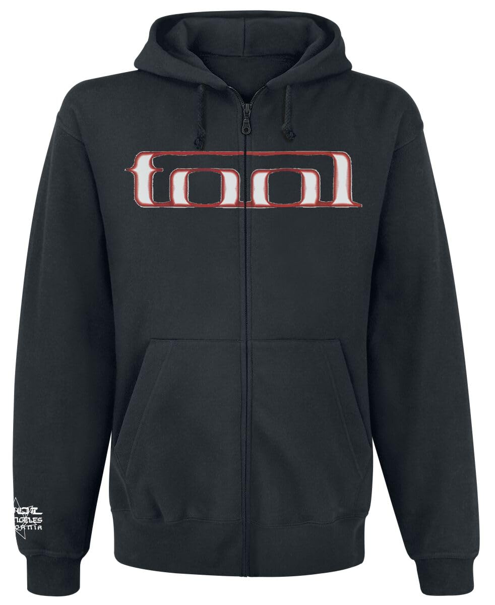 Tool Grid Skull Männer Kapuzenjacke schwarz Band-Merch, Bands