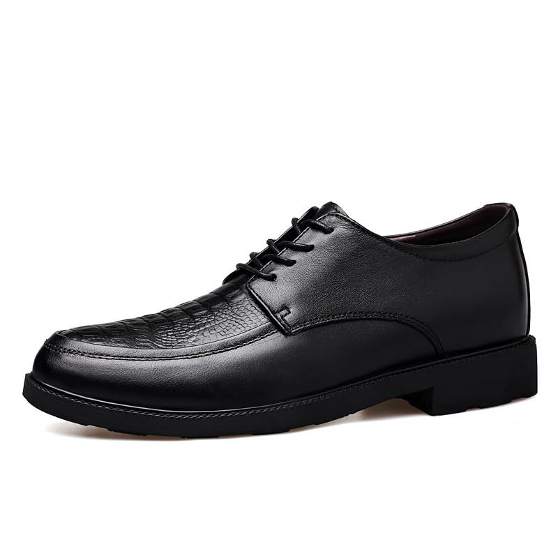 Mens Comfortable Tuxedo Dress Shoes Casual Business Formal Derby Classic Lace-Up Oxfords Office Shoes