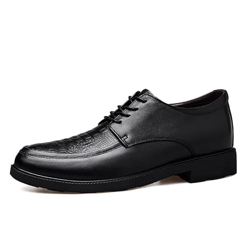 Mens Comfortable Tuxedo Dress Shoes Casual Business Formal Derby Classic Lace-Up Oxfords Office Shoes