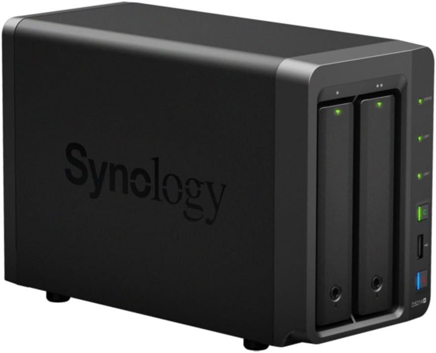 Synology DiskStation 2-Bay (2X 3TB NAS Drives) Network Attached Storage (NAS) DS214+ 2300
