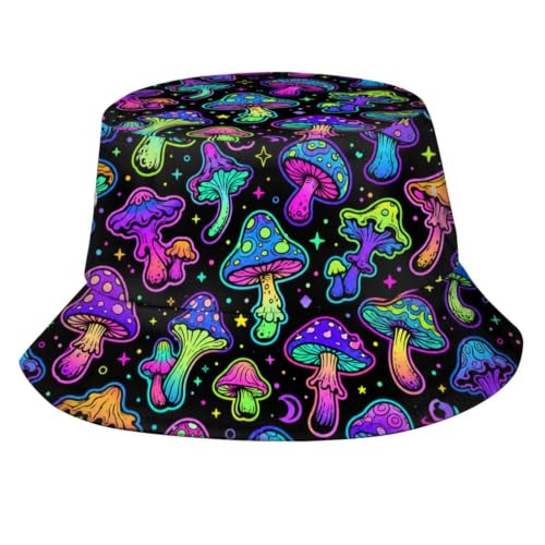 Image of Bucket Hat for Women Men, Fashion Print Outdoor Beach Hat Packable Sun Cap for Travel Hiking