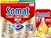 Produktbild SOMAT 5in1 Caps 72 AW Excellence Premium, schnellauflösende Spülmaschinentabs, entfernen hartnäckige Essensreste + Somat Duo Power Experten Deo Perls 60 AW Zitrone & Orange Duft 17g