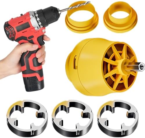 Pipe Thread Tool - 7 Piece Drill Kit - PVC Tubing Thread Tool for ...