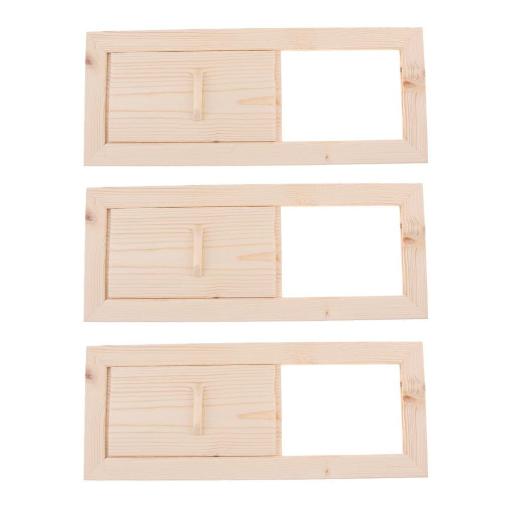 3 Pieces Cedar Sauna Air Ventilation Panel, 13X5.1Inch, Sauna AccessoriesHome & Garden|Yard, Garden & Outdoor Living|Pools & Spas|Spas & Hot Tubs-image-19