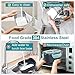 Electric Heated Lunch Boxes Adults: 80W Electric Lunch Box Food Heated 12/24/110V 1.5L Heatable Lunch Box for Car/Truck/Office Leak-Proof Stainless Steel Container, Fork & Spoon, Bag (Grey+Green)