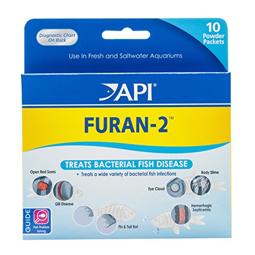 API FURAN-2 Fish Powder Medication 10-Count Box (70P)