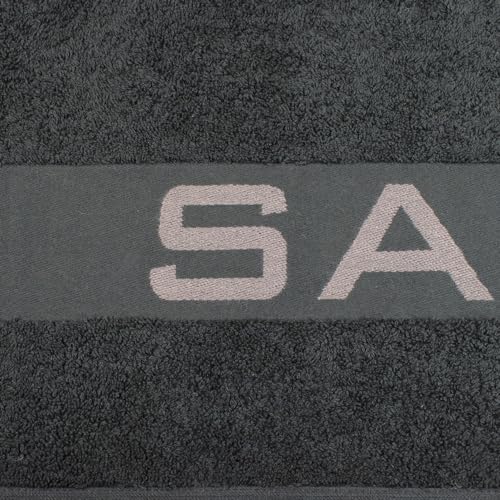 Toalla de rizo para sauna de 80 x 200 cm, toalla grande de algodón para hombre y mujer 4