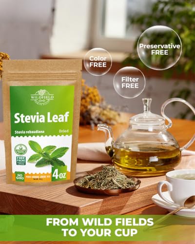 Image of 4 oz. Dried Stevia Leaves Herbal Tea (Stevia Rebaudiana) - 113g Leaf Leaves Herb Tea Estevia
