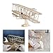 Imagen de Dcaknri Rompecabezas De Madera Juego Modelos para Niños Aviones Juguete Construcción Artesanal En Modelo Wright Flyer Juego Regalo Juguete