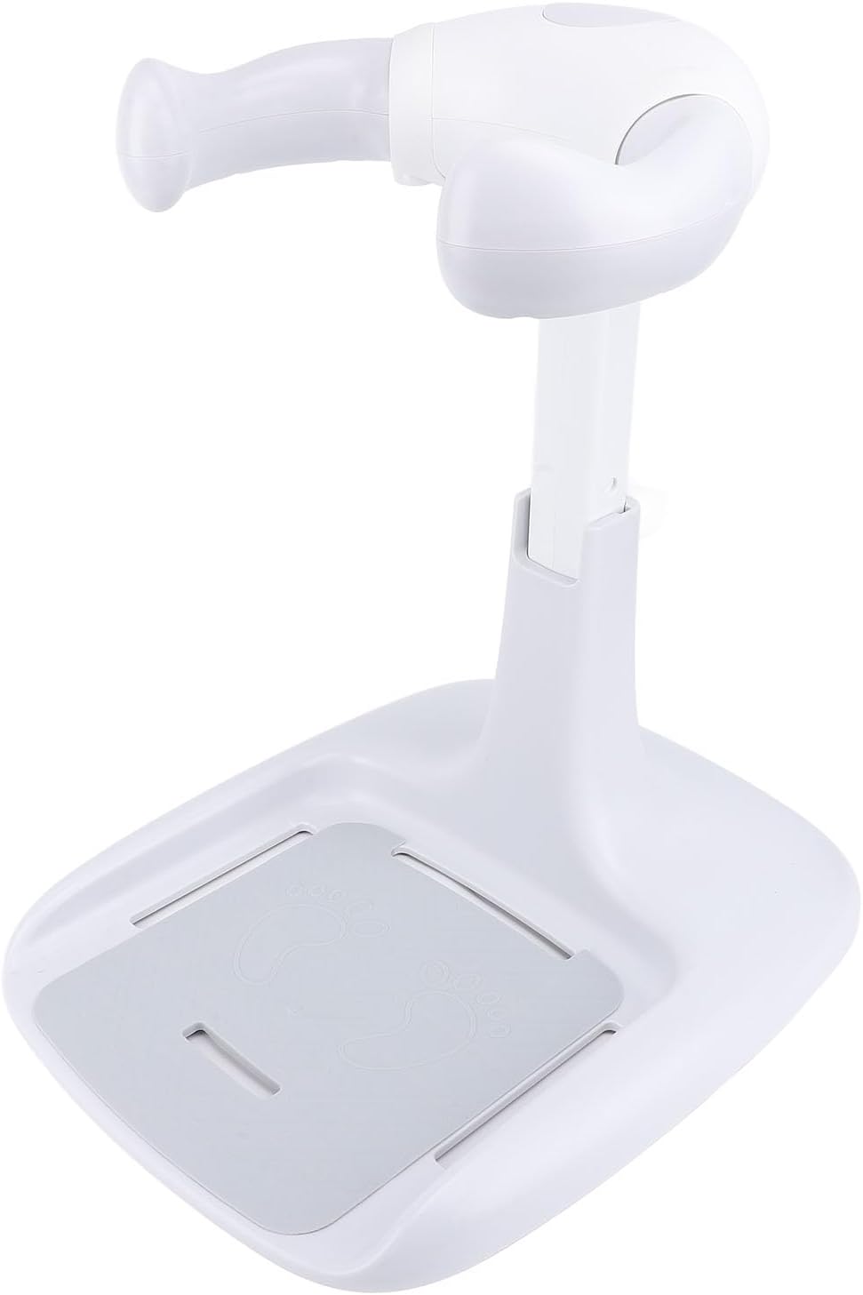 Luocute Baby Shower Stand, Adjustable Baby Bath Stand Infant Shower Support with Non Slip Design for Toddlers 6-36 Months (Grey)