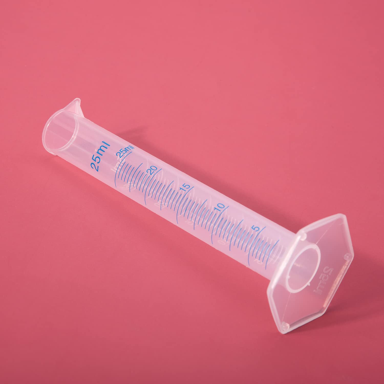 1 bouteille graduée transparente de 25 ml pour mesurer les liquides