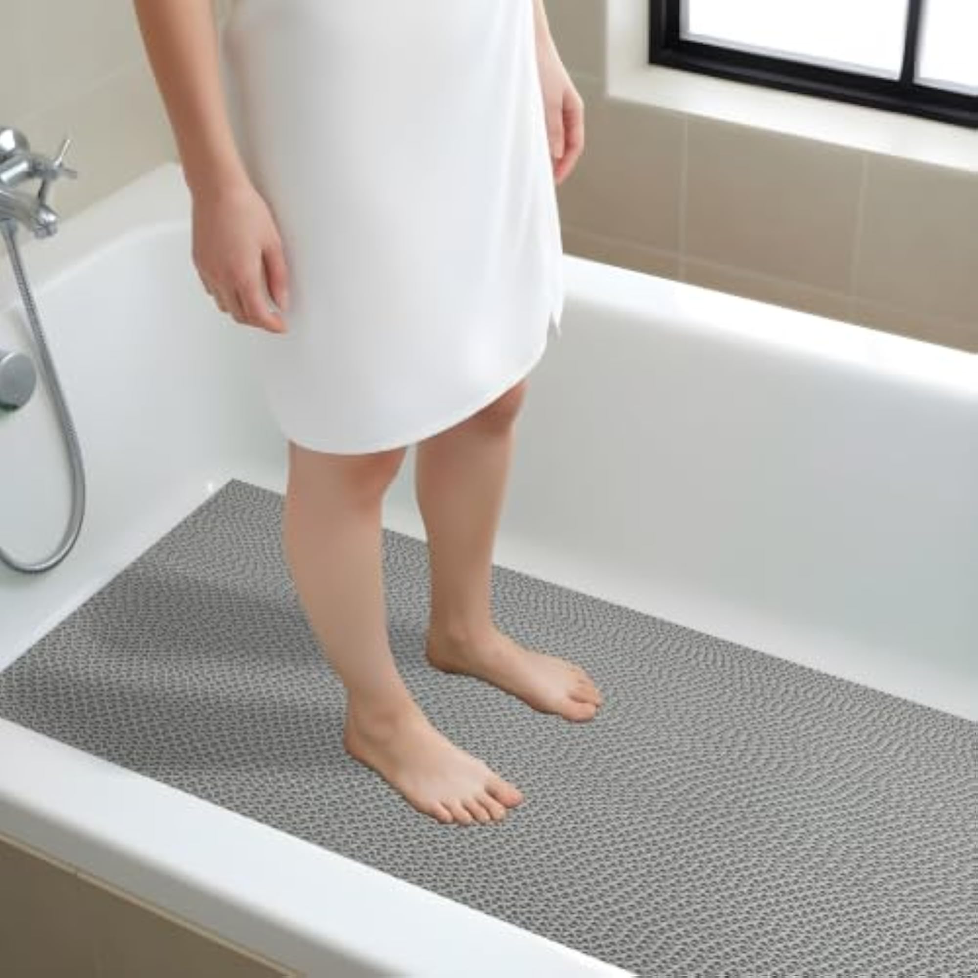Rubber Anti Skid Multipurpose Bathroom Mat, Waterproof Doormat