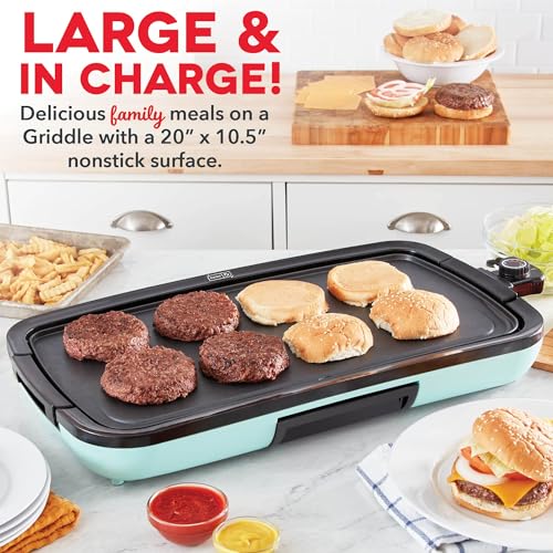 DASH Deluxe Everyday Electric Griddle with Dishwasher Safe Removable
