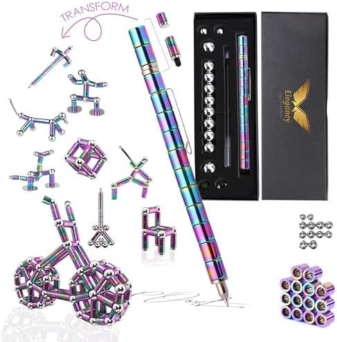 Elegancy Fidget Pen Magnetic Balls | Magnetic Pen Fidget Toys for Kids Gifts for Men | Boys Toys Fidgets Gifts for Teenage Girl Gifts