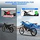 SUPAREE Motorrad Spiegel Universal Motorrad Rückspiegel motorrad Spiegel e-geprüft 360°Drehbar mit Robuste Aluminiumlegierung kompatibal für Scooter Roller ATV(Links und Rechts)