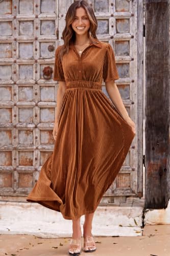 Image of Sissyaki Velvet Maxi Dress Fall Wedding Guest Dress 2026 | Semi Formal to Formal Events, Family Pictures, Holiday Party Dinner Dress
