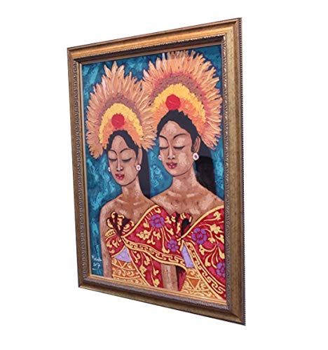 Amazon.co.jp: 海外のリゾートホテルで見かける、あの癒しのバリ絵画
