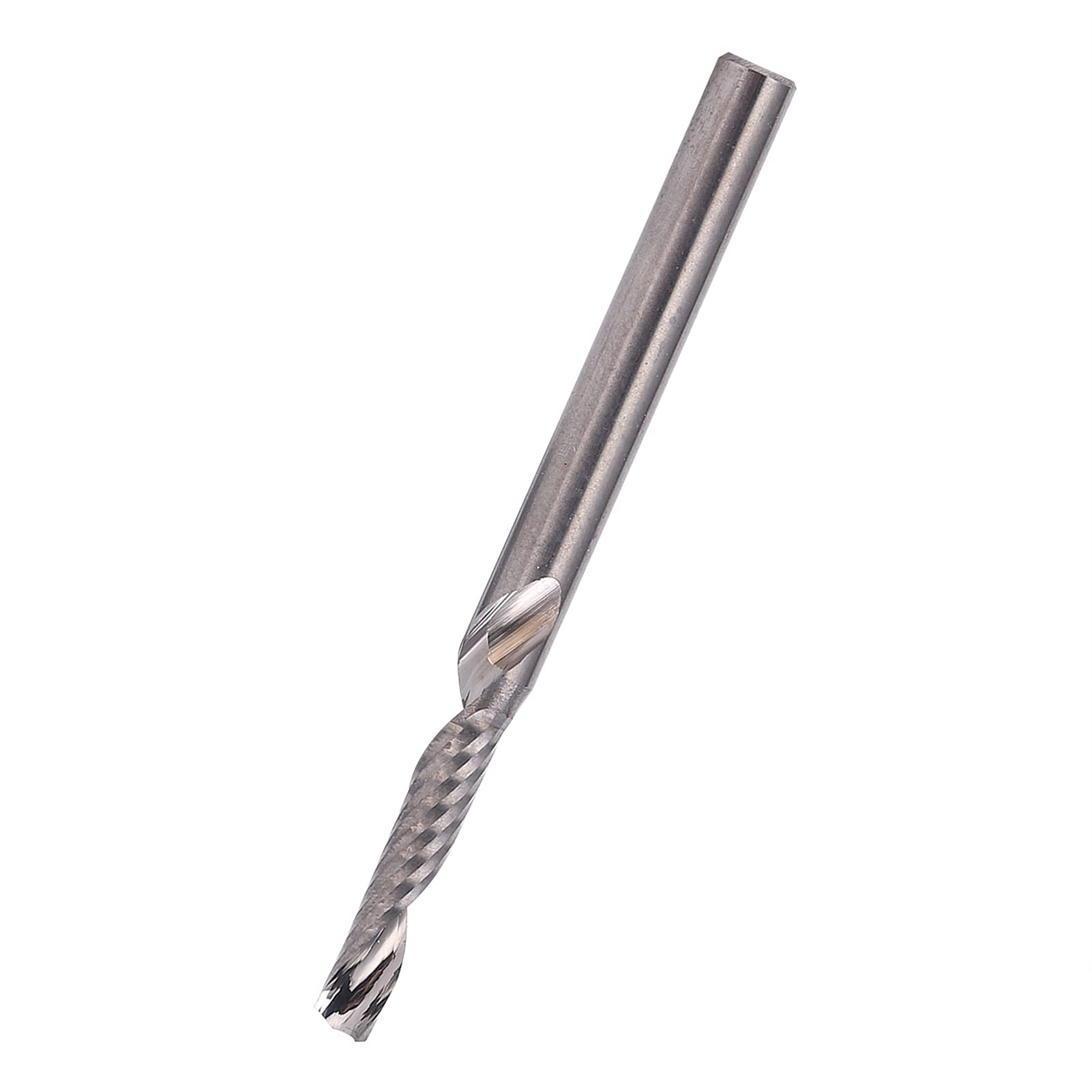 FTVOGUE Fresa de Metal Duro de una Sola Flauta, 3.175x2.5x12mm, Paquete