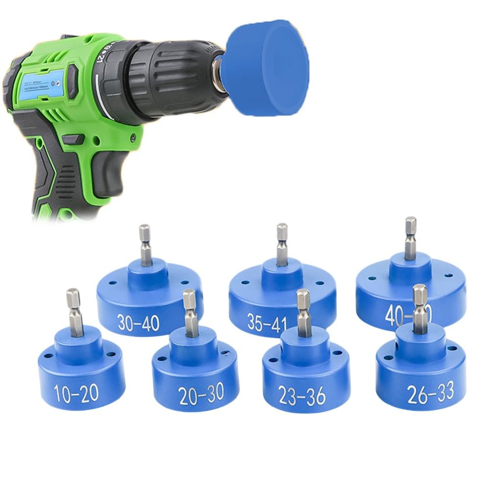 Adapter do zamykania butelek 1/4 cala trzpień sześciokątny tworzywo sztuczne niebieski
